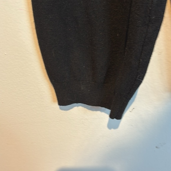 Marina Rinaldi black beaded heart cardigan sweater size large - Picture 10 of 11